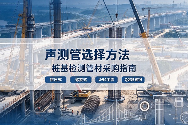 蓬安声测管选型标准