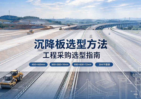 蓬安沉降板选择方法