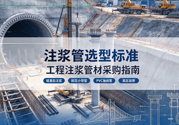 蓬安注浆管选型标准